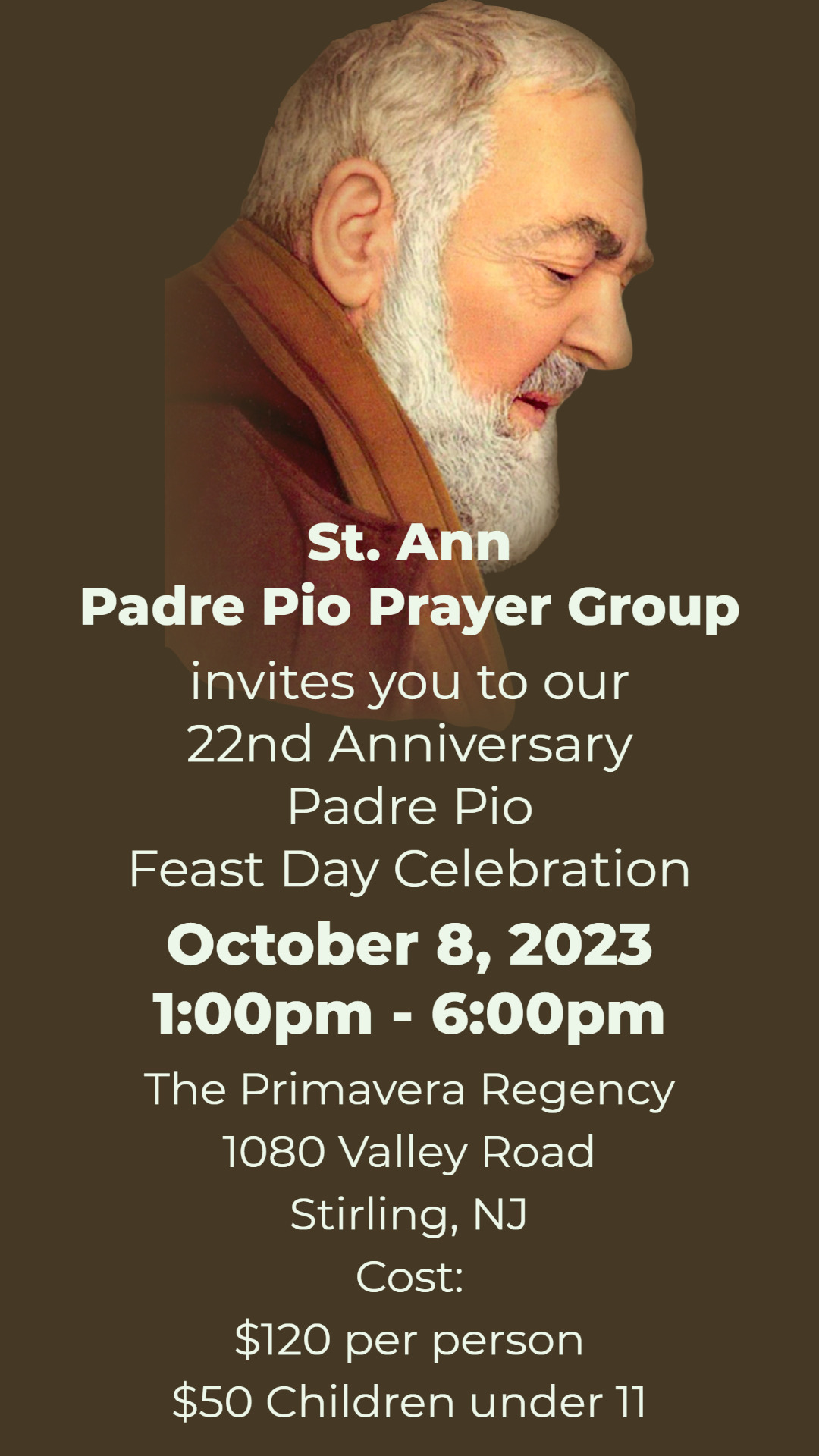 Saint Ann Roman Catholic Church Padre Pio Feast Hoboken, NJ Saint Ann Roman Catholic Church Padre Pio Feast Hoboken, NJ